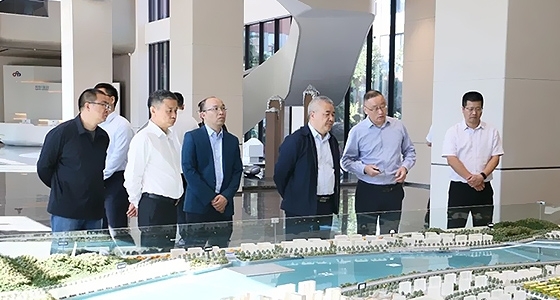 省经信厅投资处一行调研pp电子集团